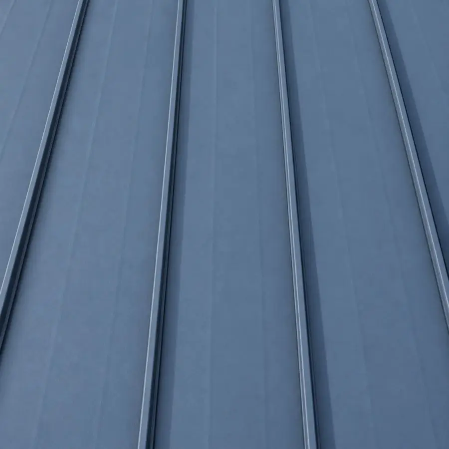 Standing seam metal roofing