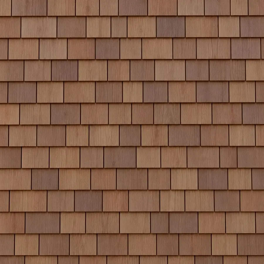 Cedar shingle siding