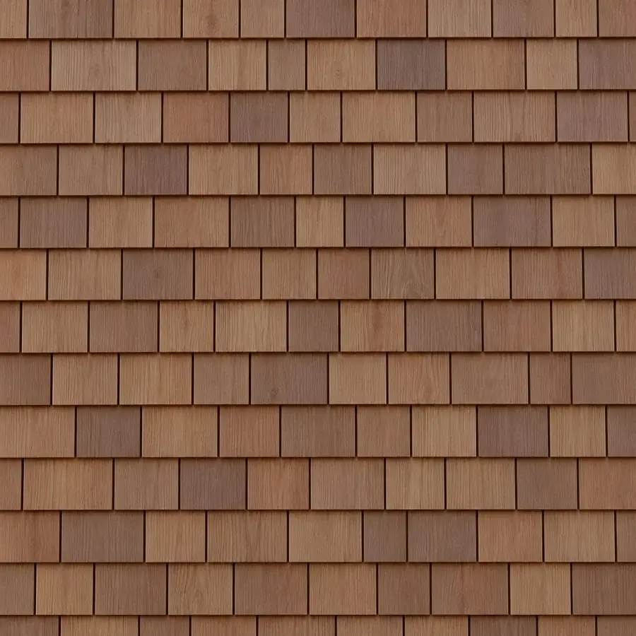 Cedar shingle siding