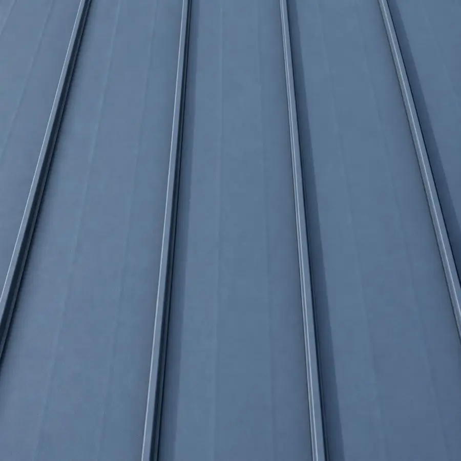 Standing seam metal roofing
